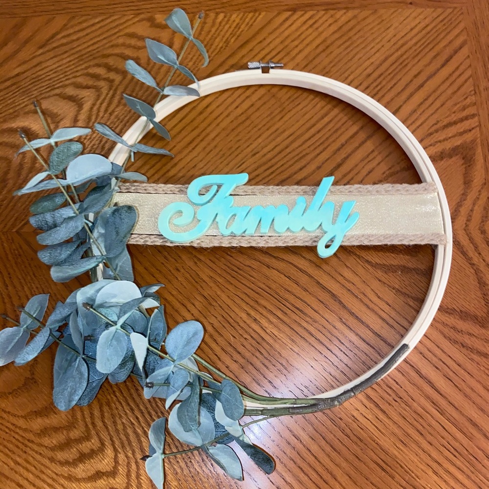 Boho Floral Ring Wreath